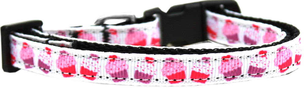 Pink & Purple Cupcakes Nylon Collar