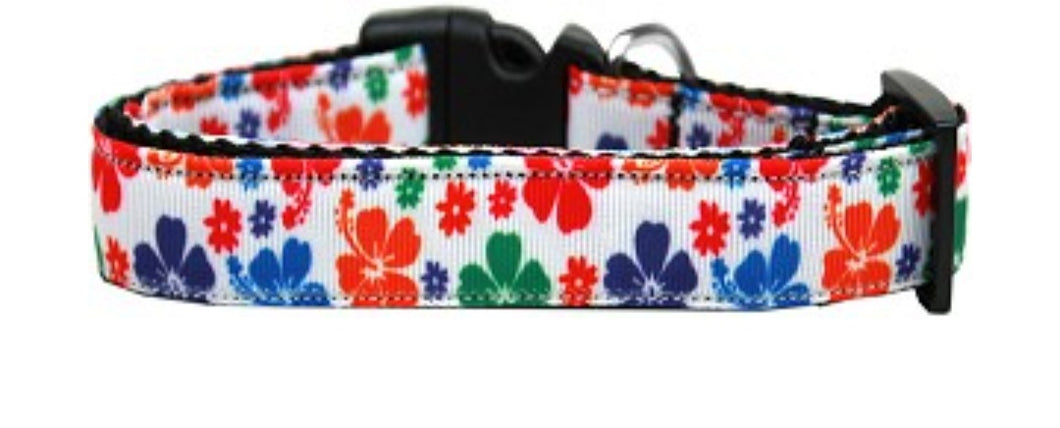 Hawaiian Hibiscus Nylon Collar