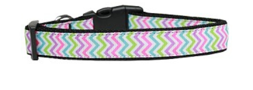 Summer Chevrons Nylon Collar